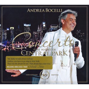 CD ANDREA BOCELLI - Concerto. One Night In Central Park (10Th Anniversary Edition)